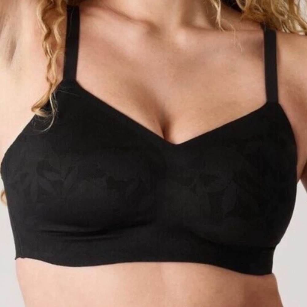 Athleta Ritual Lace Adjustable Black Bra Size Large NWT - Picture 2 of 5